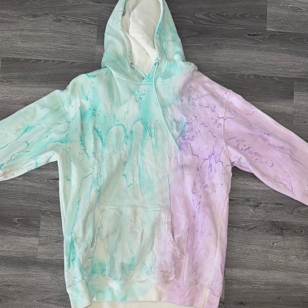 Jeffree Star Gradient Sweater Green and Purple Ombre